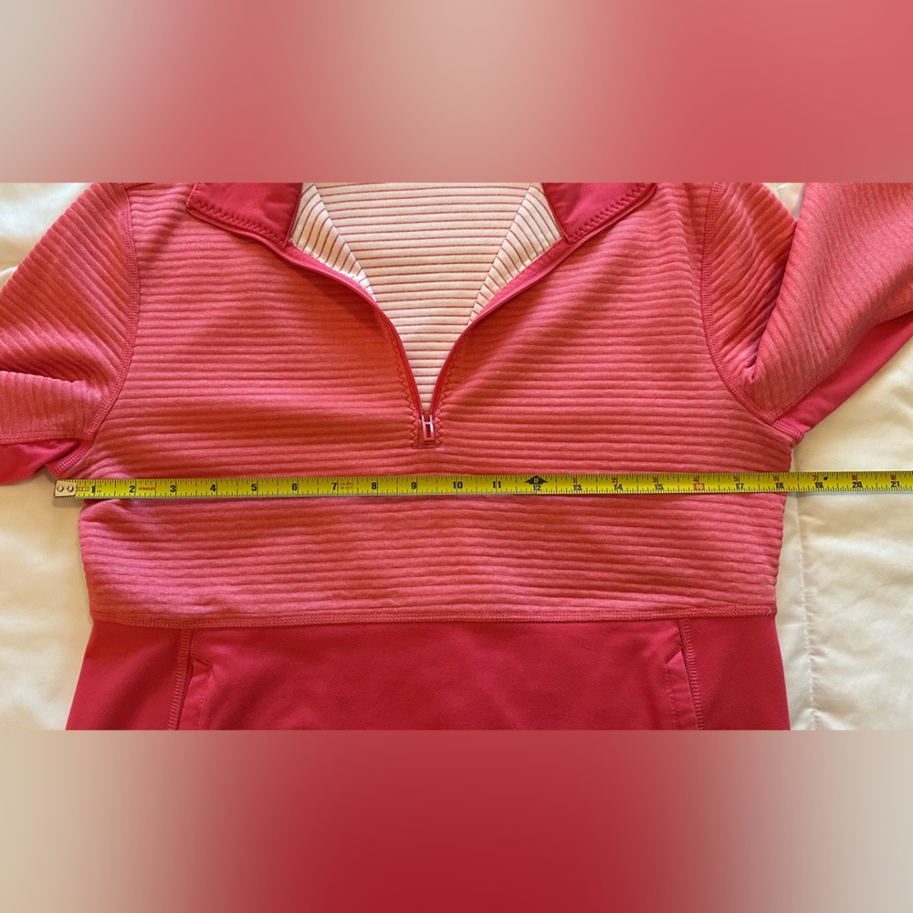 Adidas Women’s Coral Quarter-Zip Sweatshirt - Picture 5 of 9
